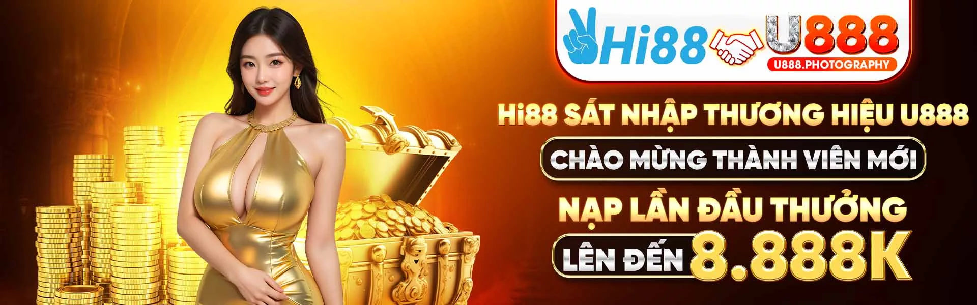 Hi88 sát nhập thương hiệu U888