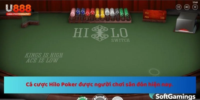 Cá cược Hilo Poker được người chơi săn đón hiện nay. 